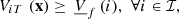 $$ {V}_{{iT}}\enspace \left(\mathbf{x}\right)\ge \enspace {\underline{V}}_f\enspace (i),\hspace{0.5em}\forall i\in \mathcal{I}, $$