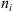 $ {n}_i$