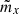 $ {\mathop{m}\limits^\tilde}_x$