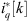 $ {i}_q^{*}[k]$