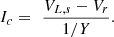 $$ {I}_c=\enspace \frac{{V}_{L,s}-{V}_r}{1/Y}. $$