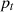 $ {p}_t$