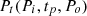$ {P}_t({P}_i,{t}_p,{P}_o)$