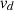 $ {v}_d$