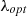 $ {\lambda }_{{opt}}$