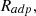 $ {R}_{{adp}},$