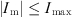 $$ \left|{I}_{\mathrm{m}}\right|\le {I}_{\mathrm{max}} $$