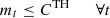 $$ {m}_t\le {C}^{\mathrm{TH}}\hspace{1em}\hspace{1em}\forall t $$