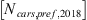 $ \left[{N}_{{cars},{pref},2018}\right]$