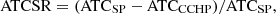 $$ \mathrm{ATCSR}=(\mathrm{AT}{\mathrm{C}}_{\mathrm{SP}}-\mathrm{AT}{\mathrm{C}}_{\mathrm{CCHP}})/\mathrm{AT}{\mathrm{C}}_{\mathrm{SP}}, $$