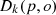 $ {D}_k(p,o)$