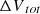 $ {\Delta V}_{{tot}}$