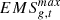 $ {{EMS}}_{g,t}^{{max}}$