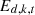 $ {E}_{d,k,t}$
