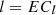 $ {l={EC}}_l$
