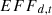 $ {{EFF}}_{d,t}$