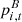 $ {p}_{i,t}^B$