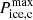 $ {P}_{\mathrm{ice},\mathrm{c}}^{\mathrm{max}}$