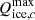 $ {Q}_{\mathrm{ice},c}^{\mathrm{max}}$