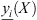 $ \underline{{y}_i}(X)$