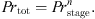 $$ {{Pr}}_{\mathrm{tot}}={{Pr}}_{\mathrm{stage}}^n. $$