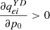 $ \frac{\partial {q}_{{ei}}^{{YD}}}{\partial {p}_0}>0$