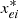 $ {x}_{{ei}}^{\mathrm{*}}$