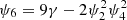 $ {\psi }_6=9\gamma -2{\psi }_2^2{\psi }_4^2$