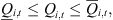 $$ {\underline{Q}}_{i,t}\le {Q}_{i,t}\le {\bar{Q}}_{i,t}, $$