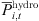 $ {\bar{P}}_{i,t}^{\mathrm{hydro}}$
