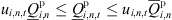 $$ {u}_{i,n,t}{\underline{Q}}_{i,n}^{\mathrm{p}}\le {\underline{Q}}_{i,n,t}^{\mathrm{p}}\le {u}_{i,n,t}{\bar{Q}}_{i,n}^{\mathrm{p}} $$