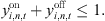 $$ {y}_{i,n,t}^{\mathrm{on}}+{y}_{i,n,t}^{\mathrm{off}}\le 1. $$