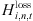 $ {H}_{i,n,t}^{\mathrm{loss}}$