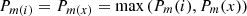 $$ {P}_{m(i)}={P}_{m(x)}=\mathrm{max}\left({P}_m(i),{P}_m(x)\right) $$