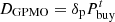 $$ {D}_{\mathrm{GPMO}}={\delta }_{\mathrm{p}}{P}_{\mathrm{buy}}^t $$
