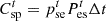 $$ {C}_{\mathrm{sp}}^t={p}_{\mathrm{se}}^t{P}_{\mathrm{es}}^t\Delta t $$