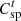 $ {C}_{\mathrm{sp}}^t$