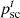 $ {p}_{\mathrm{sc}}^t$