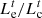 $ {L}_{\mathrm{e}}^t/{L}_{\mathrm{c}}^t$