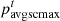 $ {p}_{\mathrm{avgscmax}}^t$