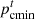 $ {p}_{\mathrm{cmin}}^t$