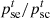 $ {p}_{\mathrm{se}}^t/{p}_{\mathrm{sc}}^t$