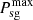 $ {P}_{\mathrm{sg}}^{\mathrm{max}}$