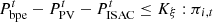 $$ {P}_{\mathrm{bpe}}^t-{P}_{\mathrm{PV}}^t-{P}_{\mathrm{ISAC}}^t\le {K}_{\xi }:{\pi }_{i,t} $$