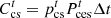 $$ {C}_{\mathrm{cs}}^t={p}_{\mathrm{cs}}^t{P}_{\mathrm{ces}}^t\Delta t $$