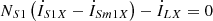 $$ {N}_{S1}\left({\dot{I}}_{S1X}-{\dot{I}}_{{Sm}1X}\right)-{\dot{I}}_{{LX}}=0 $$