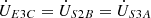 $$ {\dot{U}}_{E3C}={\dot{U}}_{S2B}={\dot{U}}_{S3A} $$