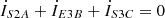 $$ {\dot{I}}_{S2A}+{\dot{I}}_{E3B}+{\dot{I}}_{S3C}=0 $$