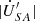$ |{\dot{U}}_{{SA}}^{\prime}|\enspace $