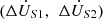 $ (\Delta {\dot{U}}_{S1},\enspace \Delta {\dot{U}}_{S2})$